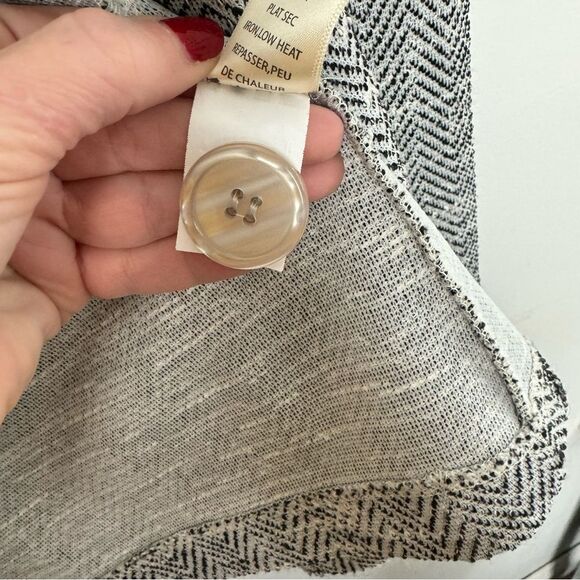 Max Studio Gray Blazer with Black Stitching Design Business Casual Size Medium - Picture 7 of 7